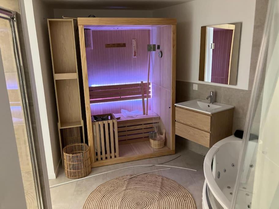 Appartement Cocooning - Room, Balneo, Sauna Tourbes Dış mekan fotoğraf